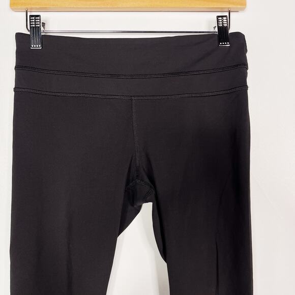 Lululemon Womens 6 Black Run Inspire Crop II Leggings Mesh Pieced Luxtreme - Picture 3 of 8
